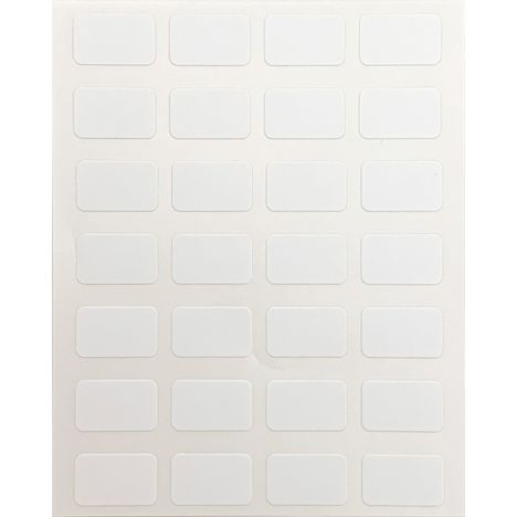 強粘着ＰＶＣなまえシール　２８片
